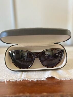 Ann Taylor Brown Cat-Eye Sunglasses
